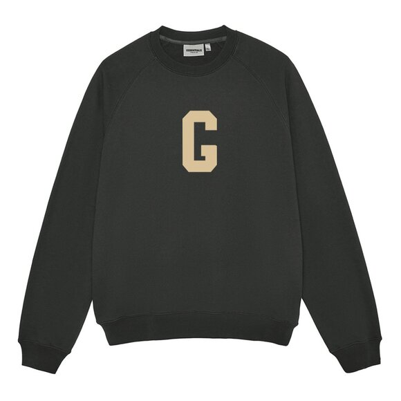 Fear of God Other - Fear of God Essentials G-Letter Flocked Print Streetwear Hoodie Season 7